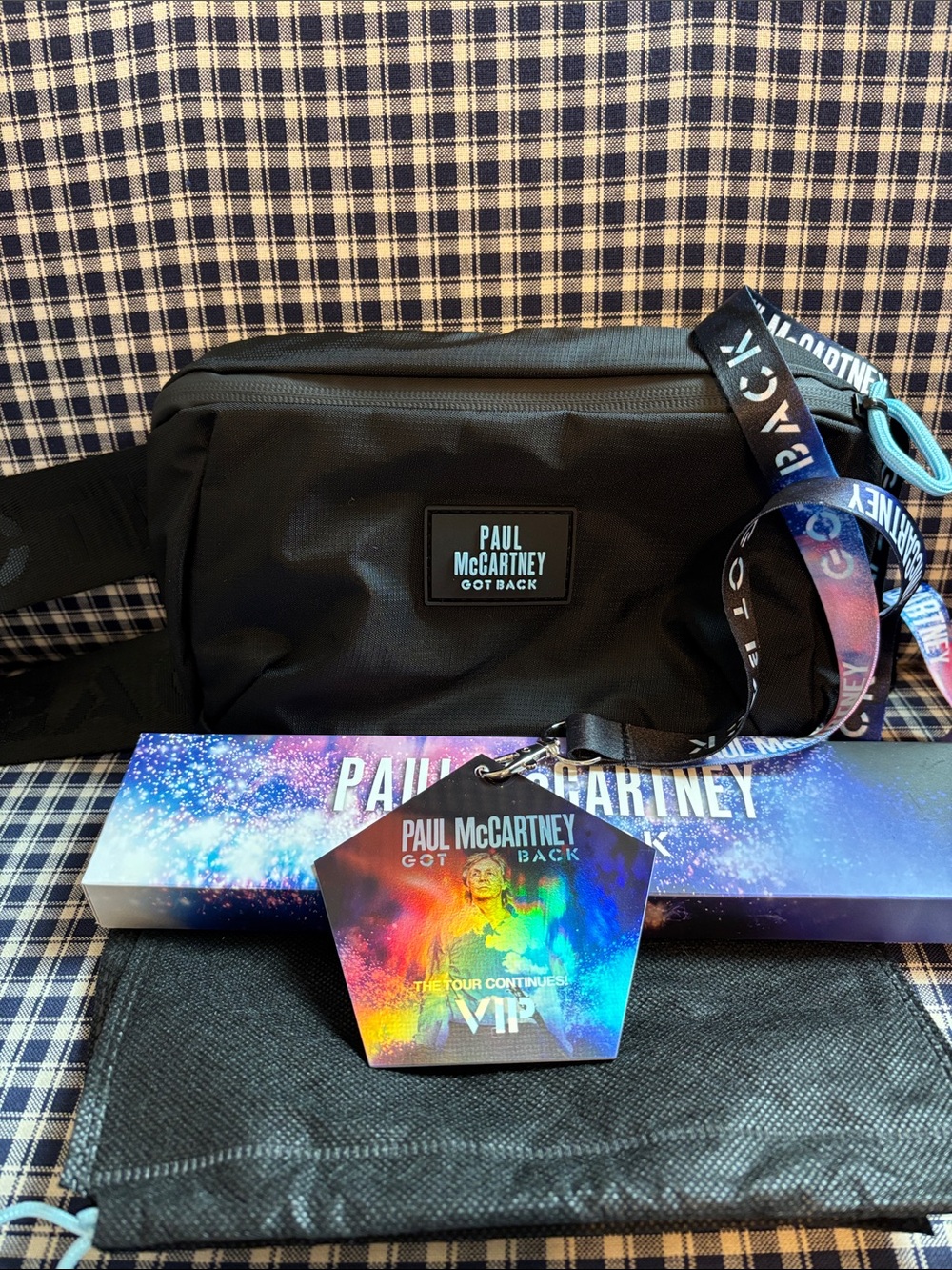 Paul McCartney limited edition Got Back tour VIP swag
